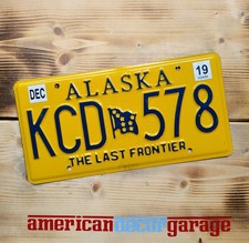 USA Nummernschild/Kennzeichen/license plate* Alaska The Last Frontier*