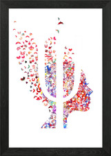 Frau Geist Gerahmtes Wandbild