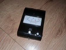 Gossen Deutsche Post Messgerät Volt Amperemeter 3-30-90 Volt mit Lederetui