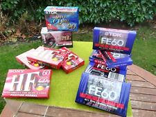 16x Audio Kassetten --NEU & OVP-- Music Cassetten MC SONY TDK BASF Leerkassetten