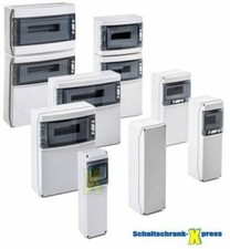 AP Wandverteiler IP65 1- 2-reihig für Steckdosen mit Zubehör nach Wahl