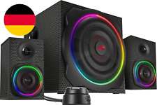 Speedlink GRAVITY CARBON RGB PC Lautsprecher 2.1 Soundsystem Bluetooth - Mit Sub