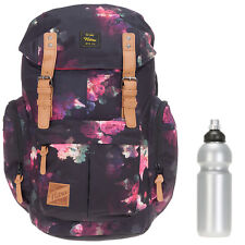 Nitro Rucksack Daypacker Schulrucksack Mädchen Frauen Bag Schwarz Black Rose +f