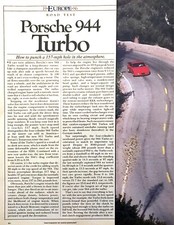 1986 Porsche 944 Turbo Coupe