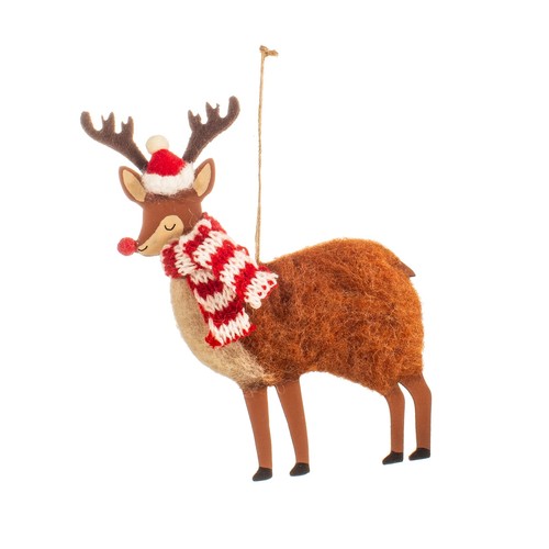 Christbaumschmuck rentier aus - christbaumschmuck,