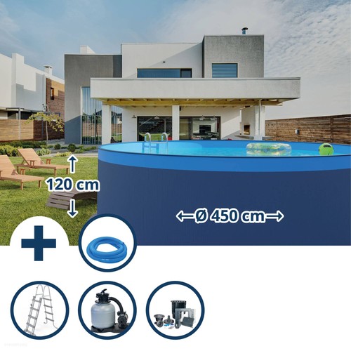 Stahlwandpool set - stahlwandpool,