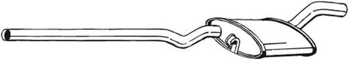 Bosal mittelschalldämpfer - bosal,