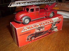 Märklin 8023 Magirus Fw Leiterwagen 1:50 orig.50er J. mit Patina in Reprobox