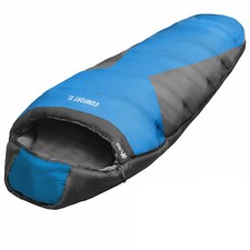 Mumienschlafsack Schlafsack Winter -23°C XL 2000g Comfort Camping Zelt 10