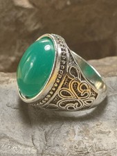 Damen Ring Gr 59 in Silber