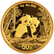Goldmünze China Panda 2026 -
