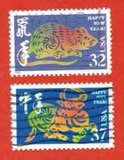USA /  aus "Chinese Lunar New Year" - Year of:  The Rat / The Ox