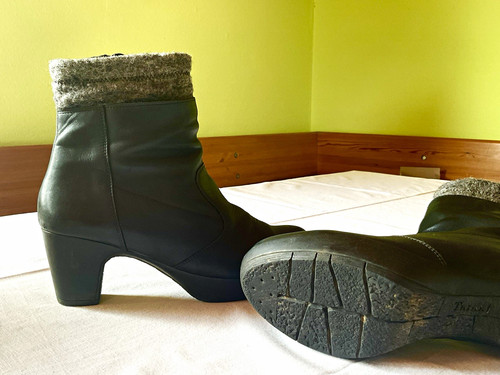 Think damen stiefelette leder - damen,