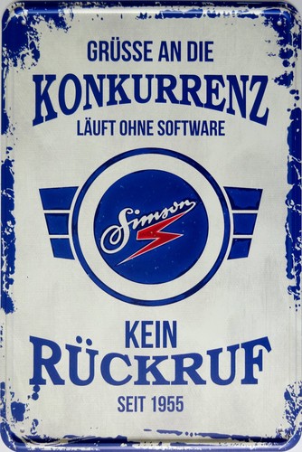 Blechschild schild 20x30cm - blechschild,