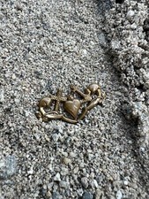 Brosche Herz Anker Jugendstil