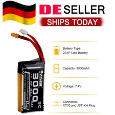 3000mAh 7.4V 2S Lipo Battery