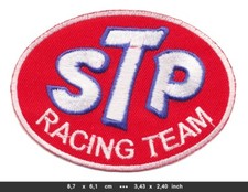 STP Aufnäher Patch Auto Motorrad Motoröl Motorenöl Motorsport Rennsport USA v1
