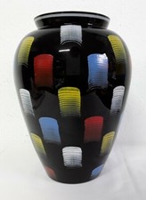 Alte große Hyalithglas Vase