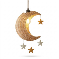 Hängeschirm aus rattan mond - hängeschirm,