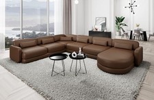 Sofa Leder Wohnlandschaft