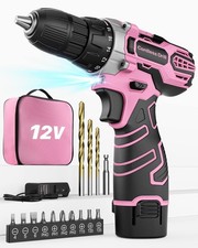 Akkuschrauber 12V Pink Rosa