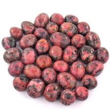 handpolierte Rhodonit