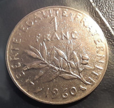 Frankreich  1 Francs von 1960 -  - siehe Fotos