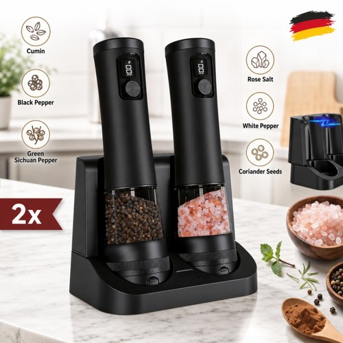 Elektrische gewürzmühle - 2x,