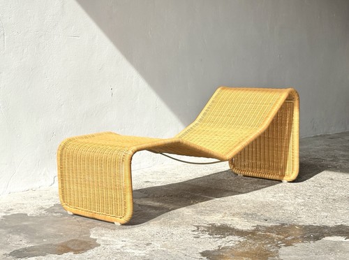 Rattanliege chaiselongue p3s - chaiselongue,