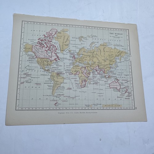 1914 map world 1907 - map,