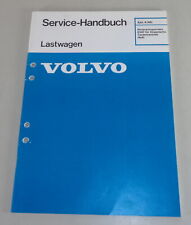 Werkstatthandbuch Volvo LKW Hinterachsgetriebe EV87 für Tandemantrieb 6x4 - 1983