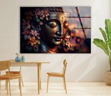 Hindu Colorful Buddha Glass