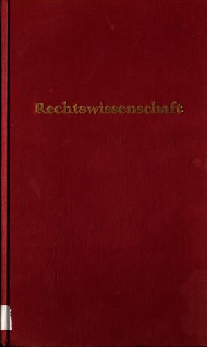 Rechtswissenschaft mayer maly - rechtswissenschaft, mayer-maly