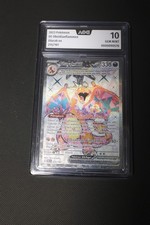 Glurak ex OBF 215 AOG 10 GEM MINT Pokemon Obsidian Flames (NO PSA 10)