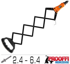 Profi Scheren Nietzange Blindnieten Popnieten Zange 2.4 - 6.4 mm / 830mm L C0742