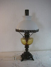 Große antike Petroleumlampe / Öllampe aus Sammlung