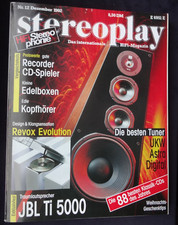 STEREOPLAY 12/92, JBL TI 5000,REVOX EVOLUTION,AIWA AD F 810, SONY TC K 590,790