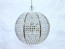 50er Jahre Design Kugellampe Acryl Messing Emil Stejnar Stil