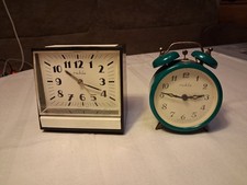 2 Ruhla Wecker DDR, Vintage