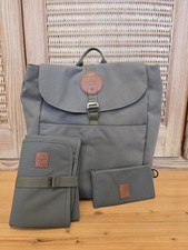 LÄSSIG Wickelrucksack grün