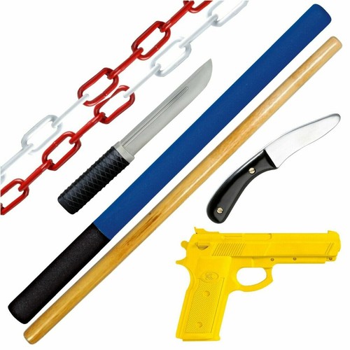 Waffen set gummimesser - waffen,
