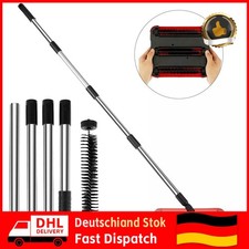 Teppichkehrer Manueller Teppichkehrer Bodenkehrer Teppichbürste mit 3 Räderns