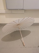 Weiße Papierschirme Hochzeit 84 cm