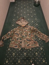 DDR NVA Feldjacke Tarnjacke Flecktarn Flächentarn gebraucht gestempelt 1   62 