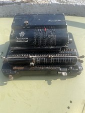 Rechenmaschine Metall, Schwere Ausführung, De Te We Hamann Automat ca 1950