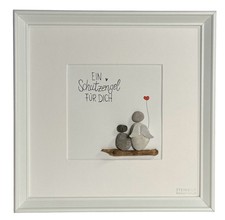 Steinbild handgeschrieben -