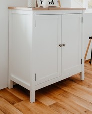 Kommode weiß Eiche Landhaus