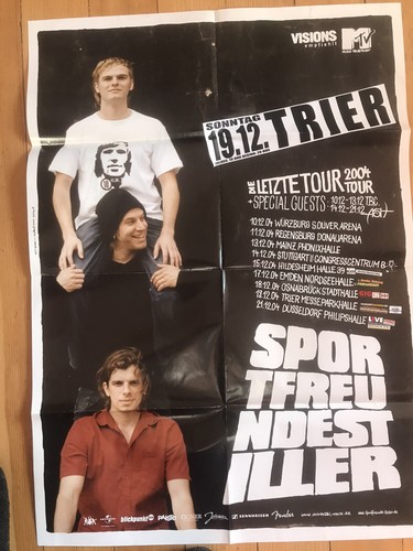 Konzertplakat sportfreunde - konzertplakat, -sportfreunde