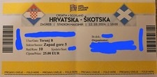 TICKET Kroatien Schottland