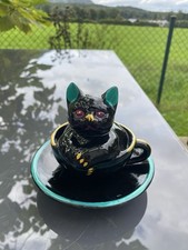 Schwarze katze tasse - schwarze,